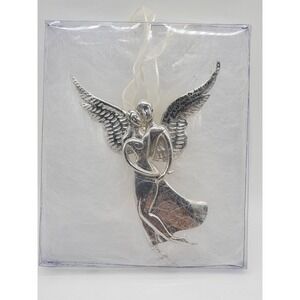 5.5" Angel Serenity Metal Christmas Ornament RB5